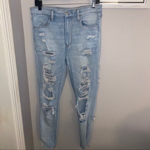 American Eagle Ripped High Waisted Jegging